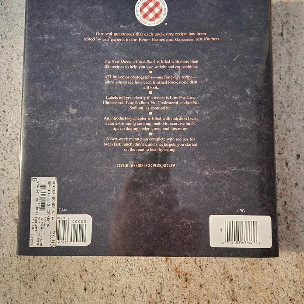 Better Homes and Gardens Dieter's Cookbook Hardcover